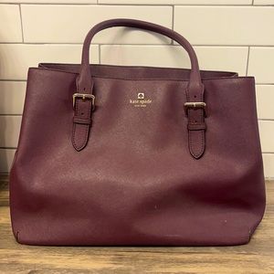 Burgundy Kate Spade Purse